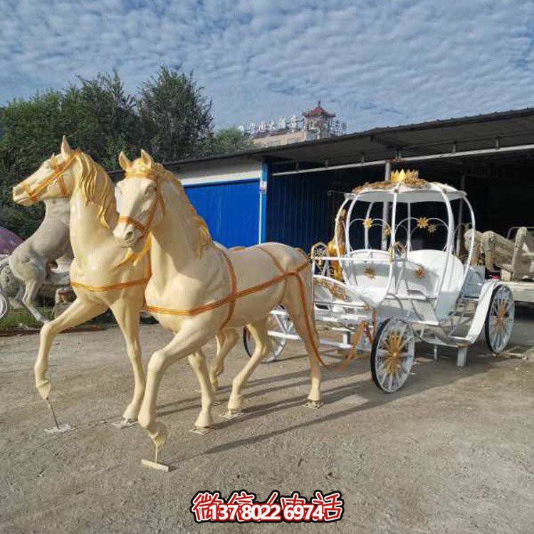 玻璃鋼仿真動(dòng)物馬車，讓您的公園和游樂場(chǎng)更具吸引力